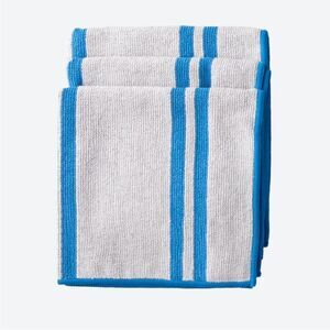 Norwex Face and Body Cloths Set of 3 Marine Stripes NWT